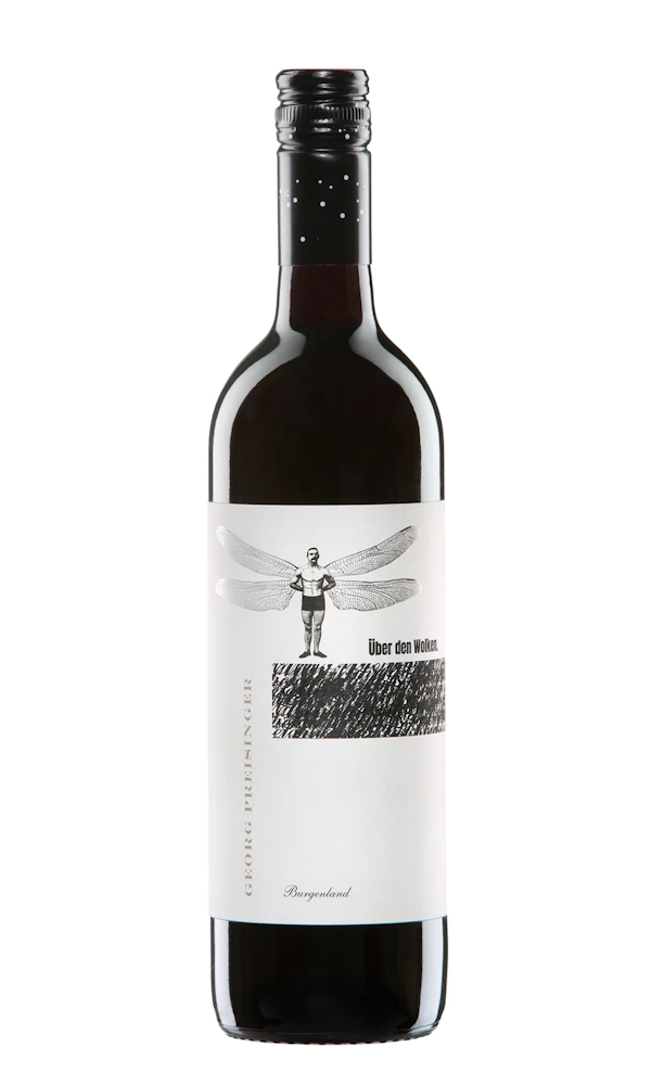 Wein Über den Wolken rot